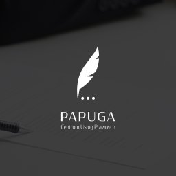 Logo konkursowe dla Centrum Usług Prawnych PAPUGA