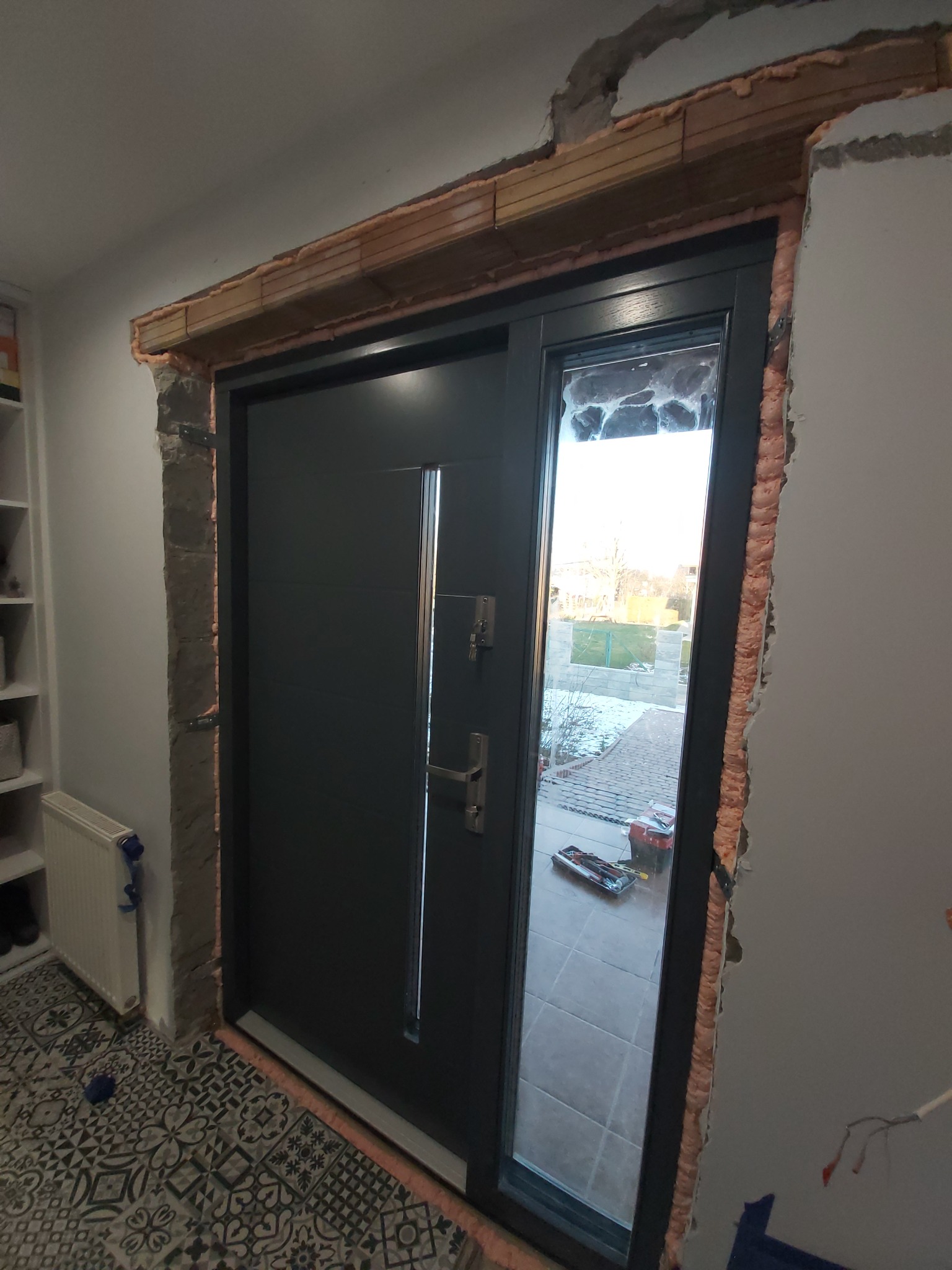 Wymiana drzwi z robotami dodatkowymi