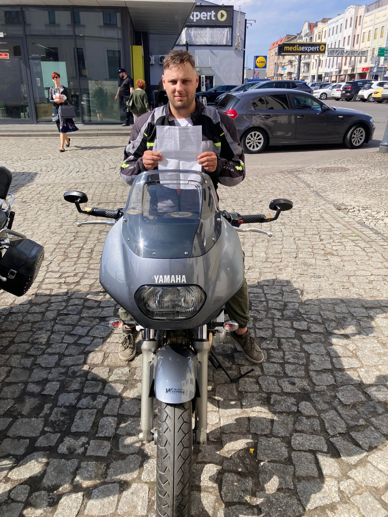 Mamy nowego motocyklistę :) Nauka jazdy kat. A w Grudziądzu, OSK TEST.