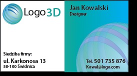 Dane z wizytówki nie są prawdziwe