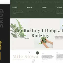 Sklep internetowy z roślinami domowymi