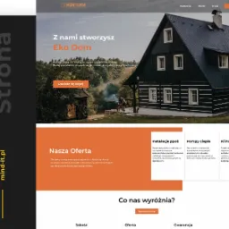 Strona internetowa dla firmy oferującej usługi z branży OZE