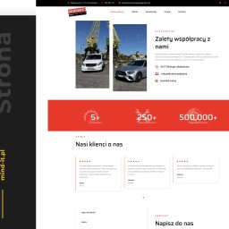 Strona internetowa dla firmy transportowej ze Szczecina