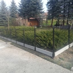 Sromek usługi budowlane - Ogrodzenie Panelowe Drewniane Słomniki