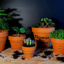 Okazjonalne doniczki ceramiczne