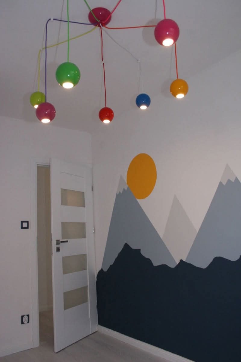 Dekoracja scienna pokoju dla dzieci