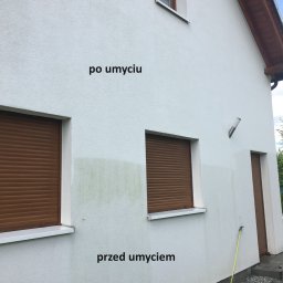 Mycie elewacji domu