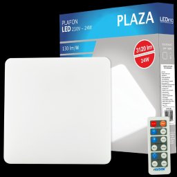 Plafon LED PLAZA+pilot, 130lm/W.