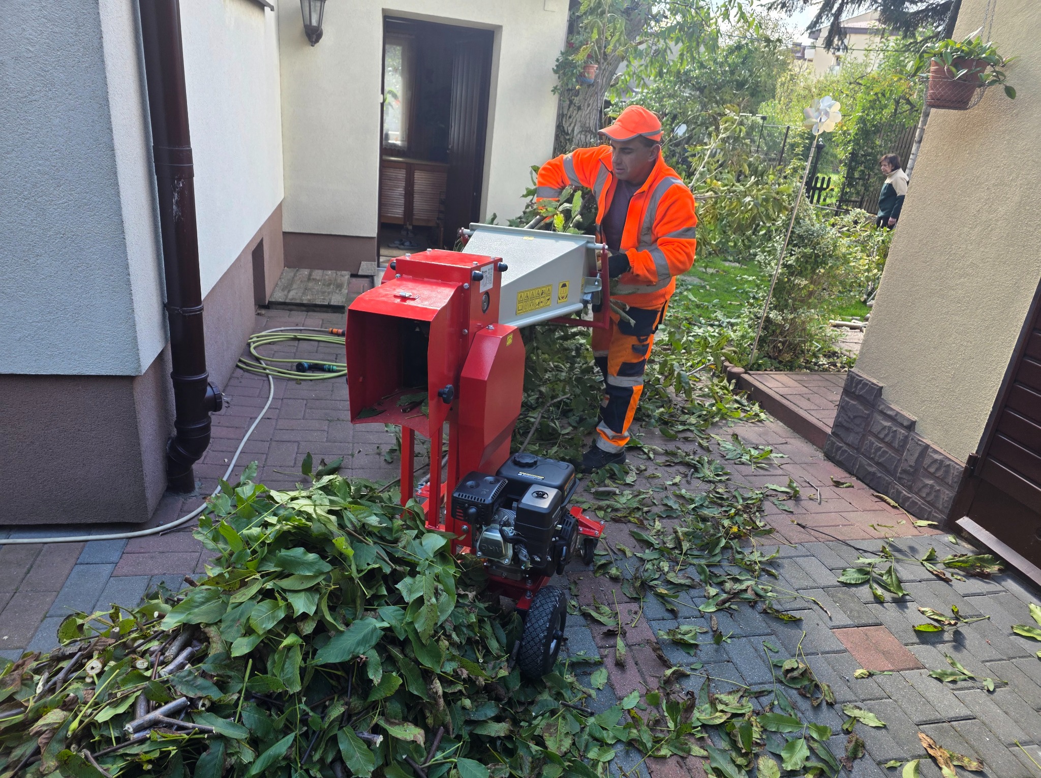 Rębakowanie pozostałości po wycince