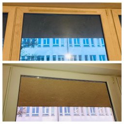 Usuwanie kleju i doczyszczanie okien