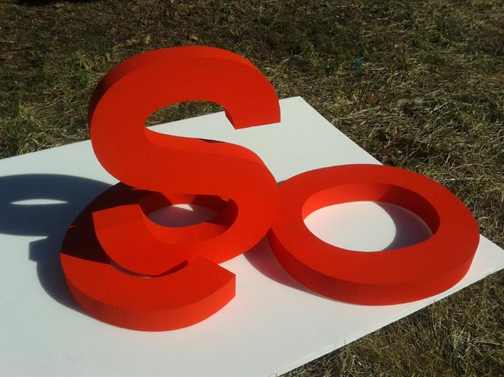 Litery przestrzenne 3D