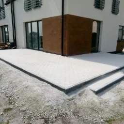 Taras z kostki betonowej deco; Krzyków k. Wrocławia