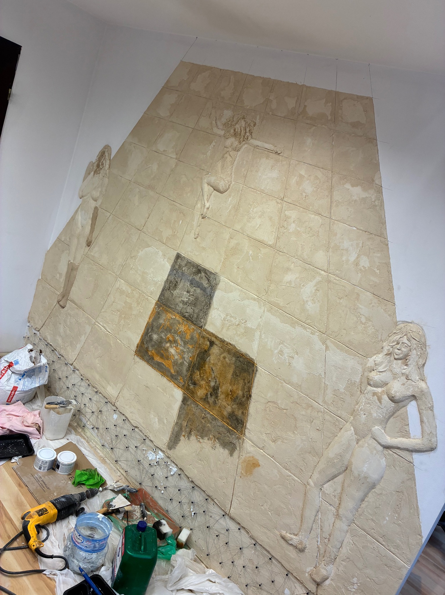 Artystyczne płaskorzeźbie