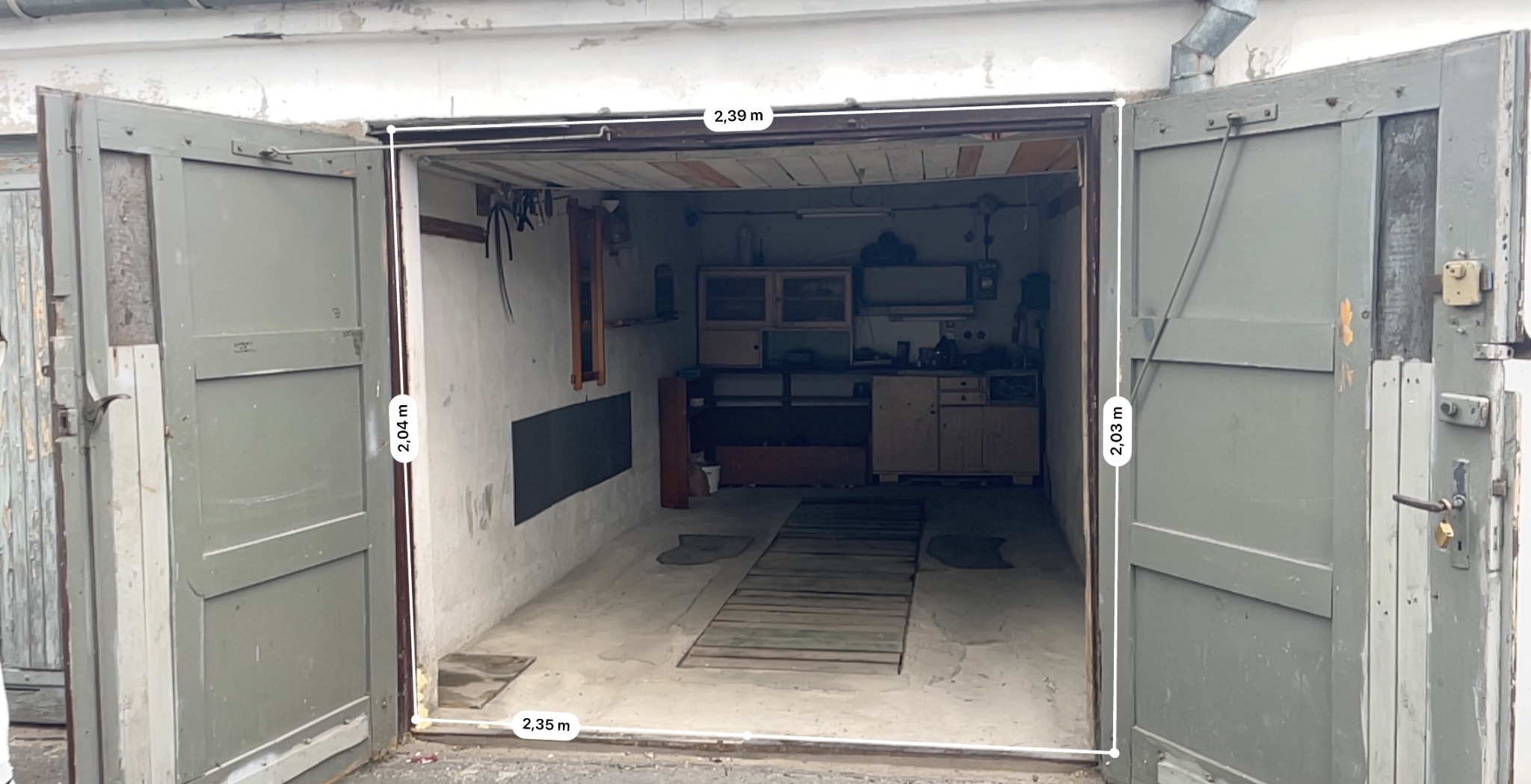 Odnowienie garażu przed