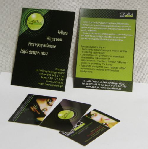 Ulotka format A6 135g Projekt GRATIS ! 1200 szt.