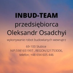 INBUD-TEAM Oleksandr Osadchyi - Gładzie Słubice