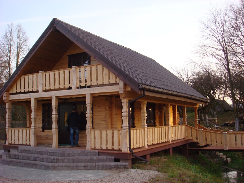 Budujemy domy z bali pod Klucz 2500zlotych za metr