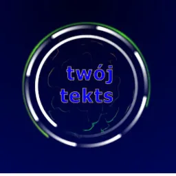 Animowane spiralne logo z wybuchającym tekstem