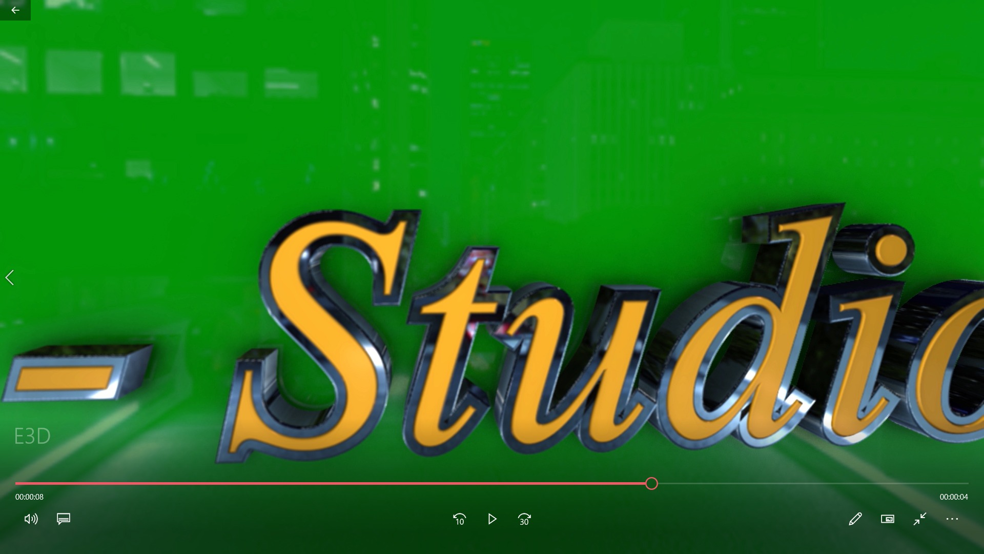 Animowane logo w stylu napisu na samochodzie