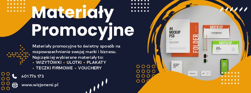 Makieta materiałów promocyjnych: wizytówki, ulotki, teczki firmowe, papier firmowy A4, koperty DL, telefon z zielonym ekranem mock-up, wszystko w stonowanej kolorystyce na jasnym tle.