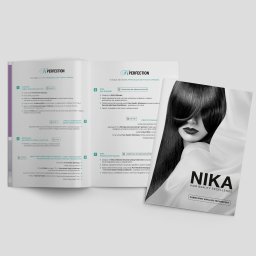 Projekt katalogu dla firmy zajmującej się dystrybucją kosmetyków NIKA