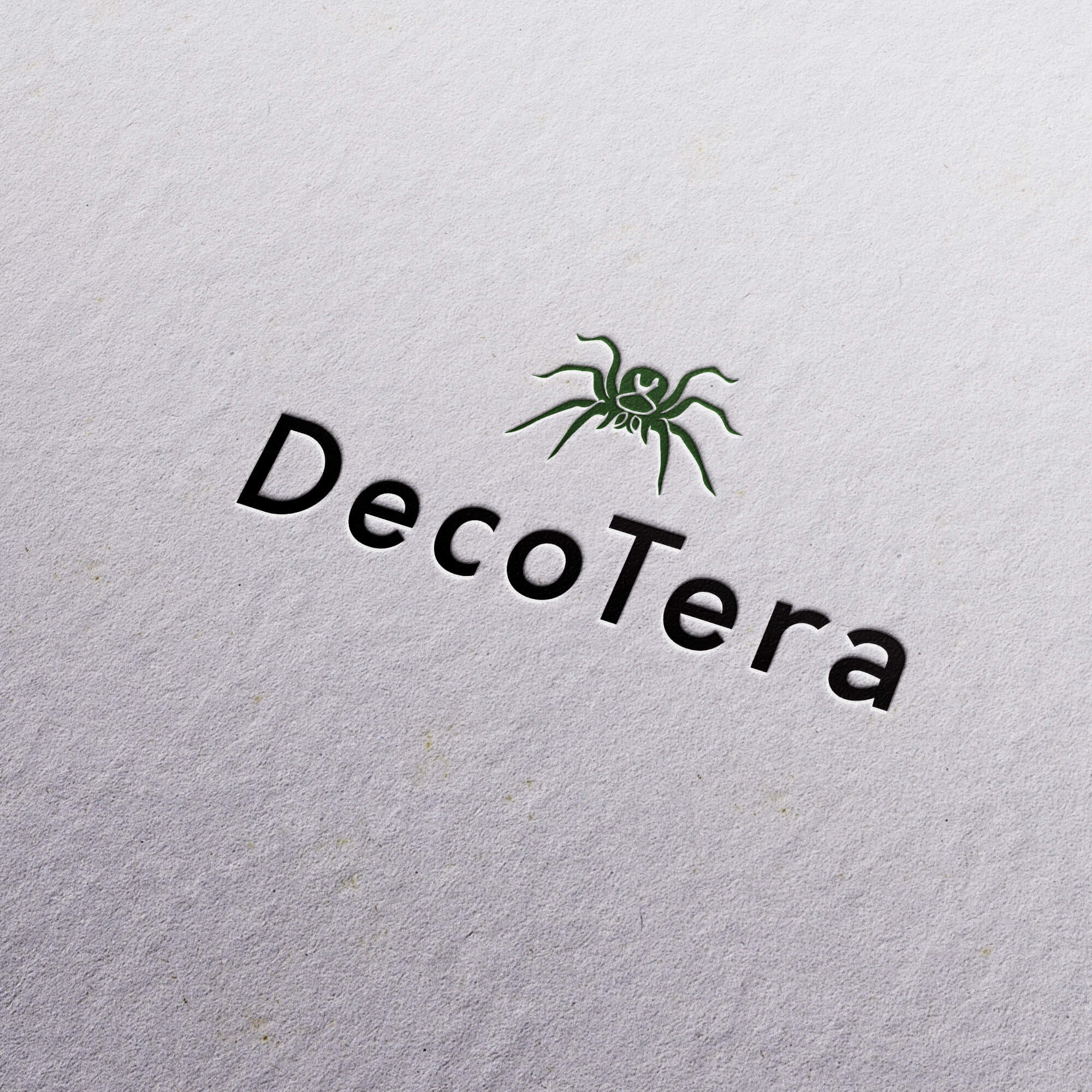 Projekt logotypu dla firmy zajmującej się projektowaniem i tworzeniem teriariów.