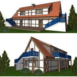 Usługi Projektowe Maciej Gieryk - Projekt domku letniskowego