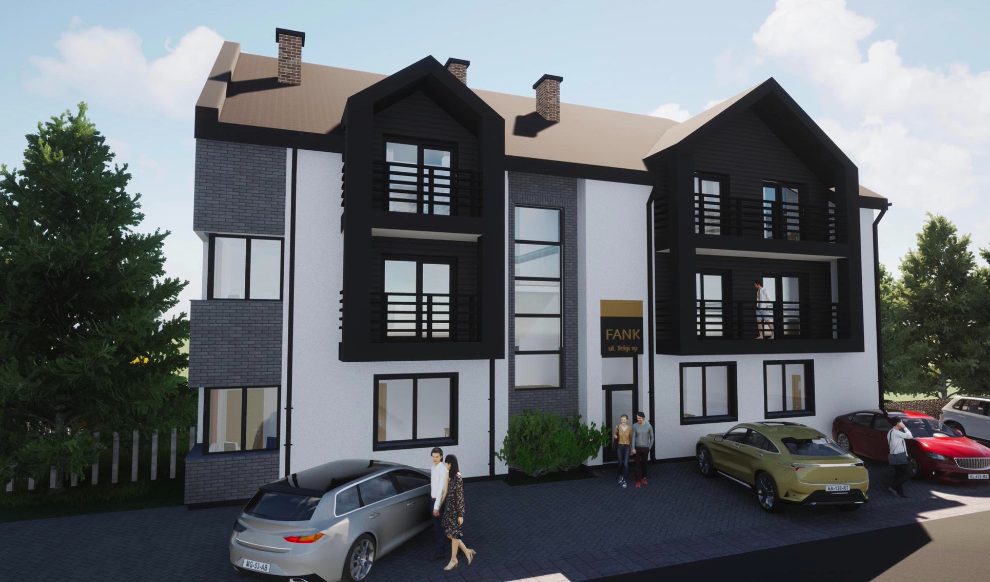 Budynek hotelowy w Łebie