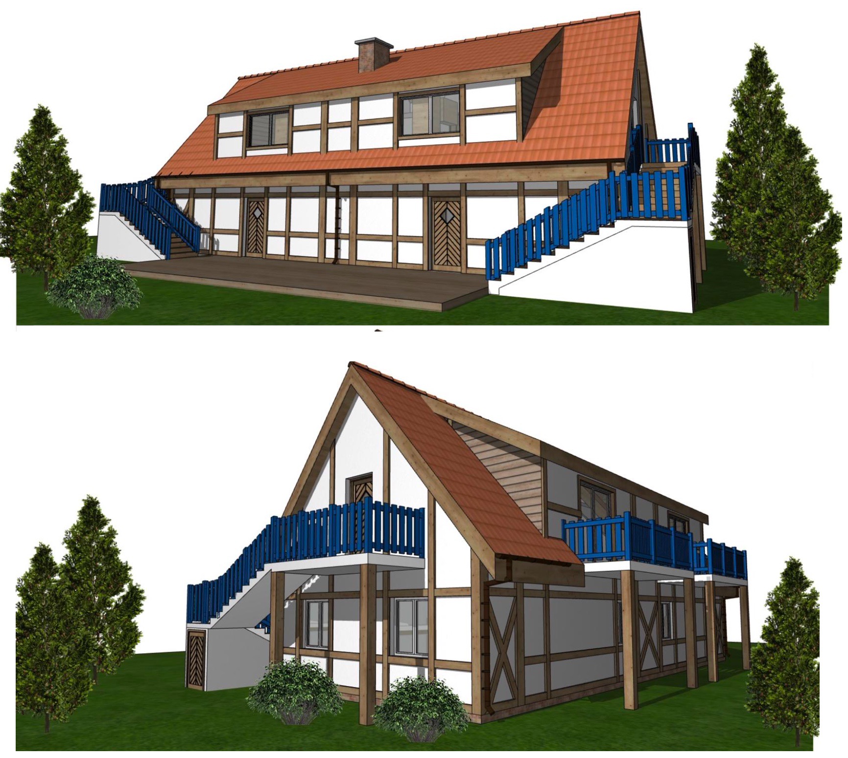 Projekt domku letniskowego