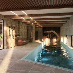 Architektor.pl - Projekt basenu w domu jednorodzinnym