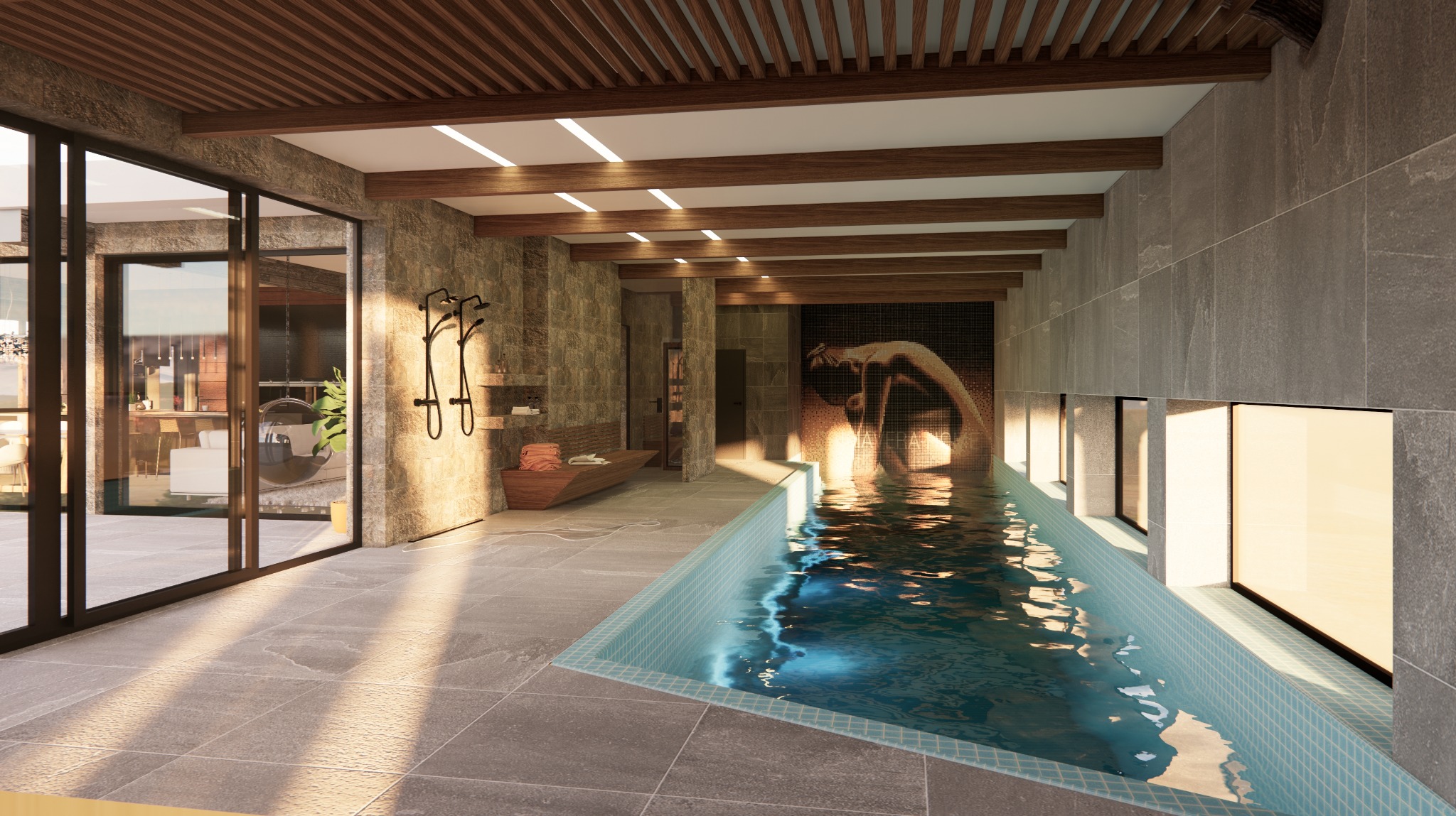 Projekt basenu w domu jednorodzinnym