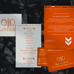 Przykłady projektów graficznych Oleo Design: wizytówki, logo, ulotki, plakaty, rollup, obrazy, karty, okładki, zakładki do książek. Dodatkowo zaświadczenie o ukończeniu szkolenia z Adobe Photoshop...