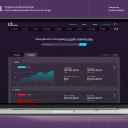 Strona internetowa giełdy kryptowalut