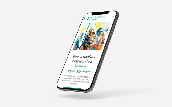 Strona internetowa Banku Spółdzielczego w Zatorze
