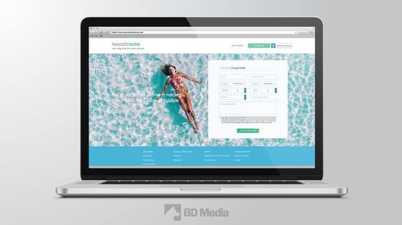 Strona internetowa wyszukiwarki apartamentów