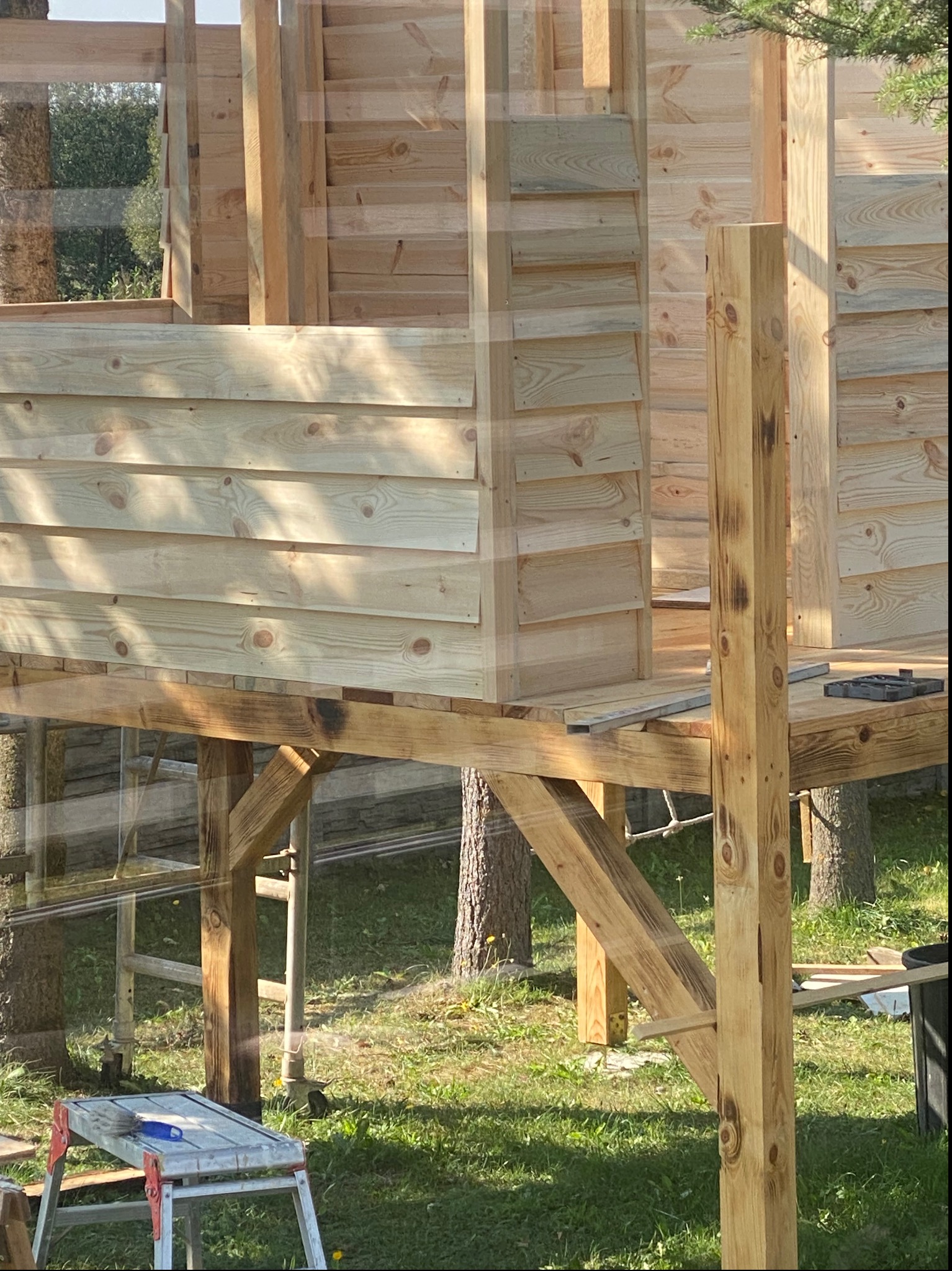 Jedne z początków budowania domku