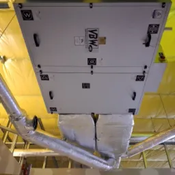 Montaż centrali wentylacyjnej marki 'VBW' wraz z wykonaniem automatyki.