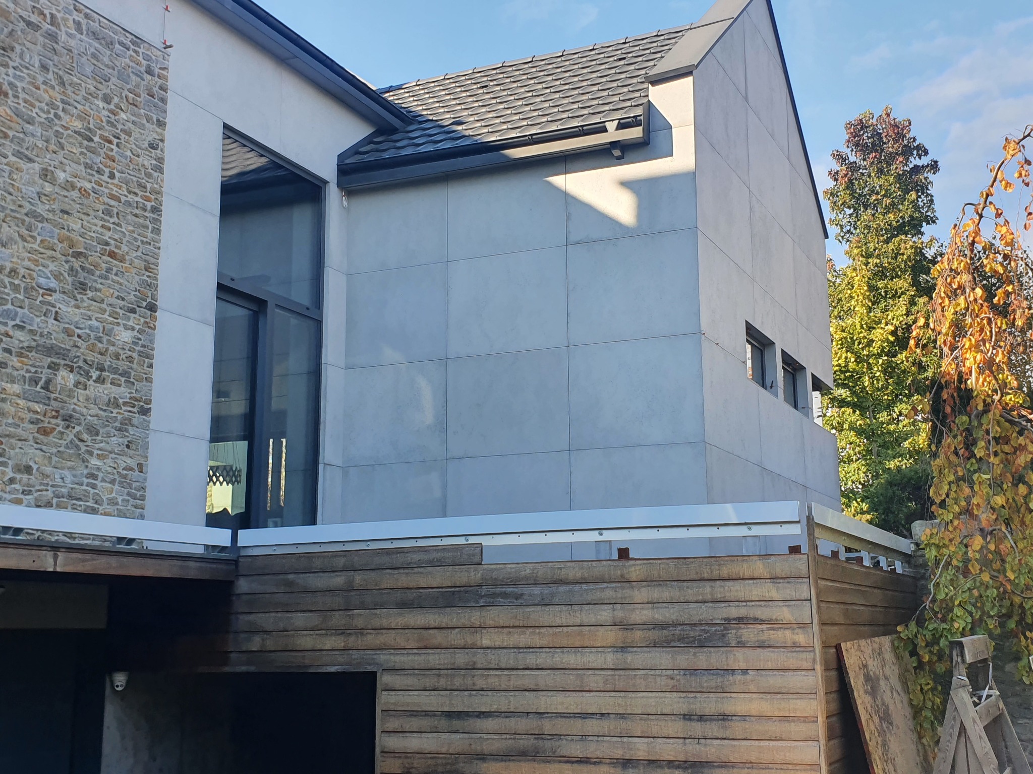 Elewacje z płyty betonowych