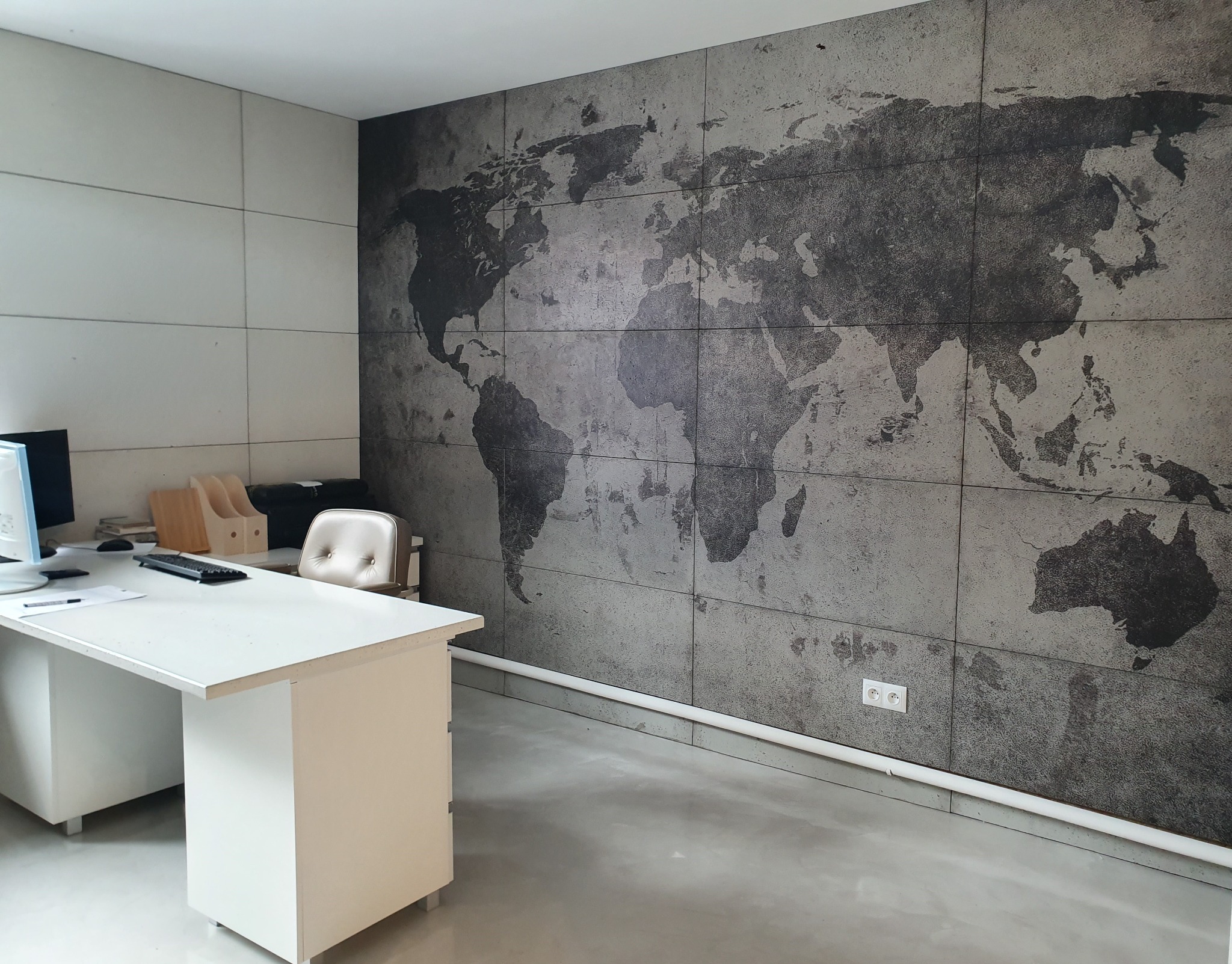 SBA nadruki na płytach z betonu