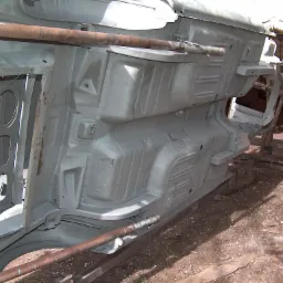 Piaskowanie karoserii ford mustang 1965r.