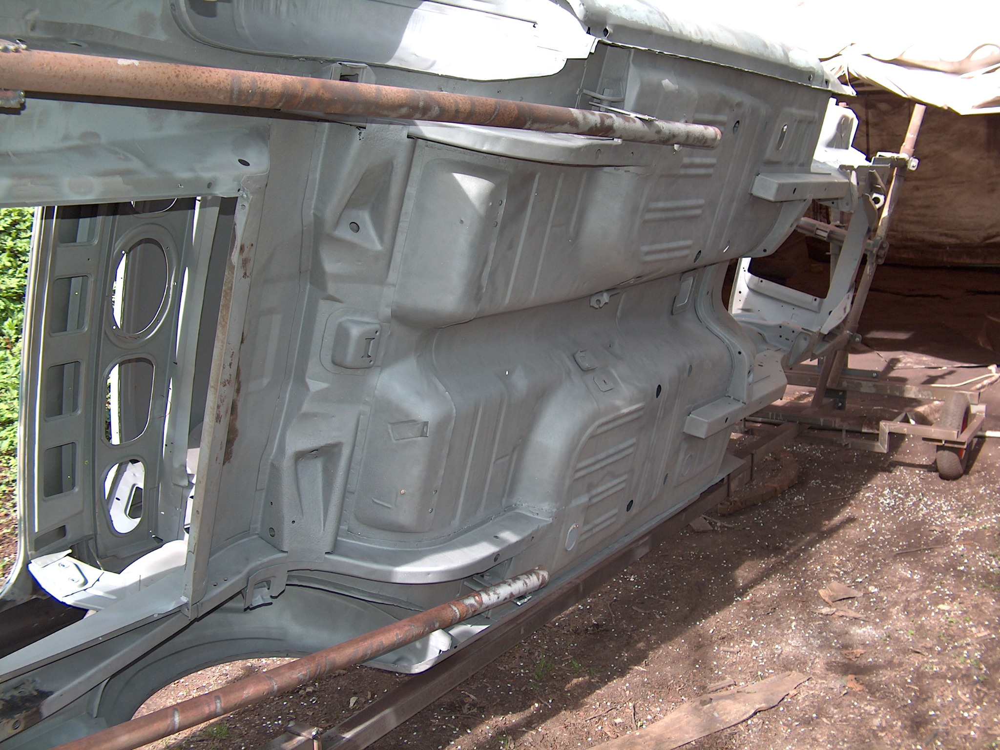 Piaskowanie karoserii ford mustang 1965r.