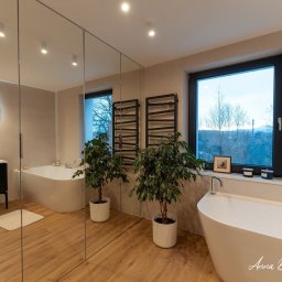 Projekt wnętrza wykonany przez Annę Berner-Paluch z New Design łączący nowoczesne trendy z funkcjonalnością