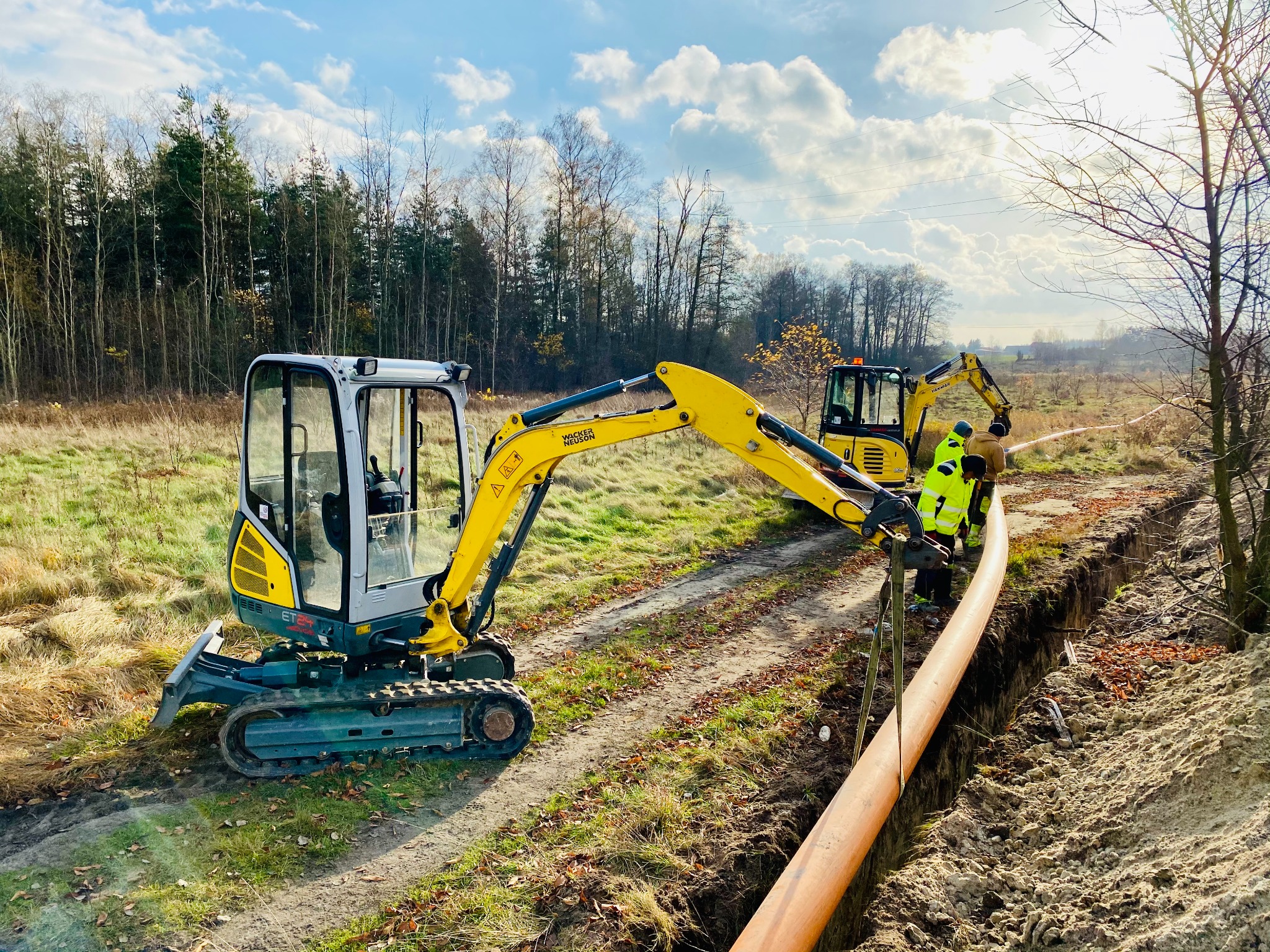 Budowa sieci gazowej dla dewelopera