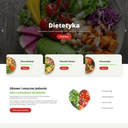 Strona internetowa dietetyczki z Poznania. Celem projektu było pokazanie w jaki sposób prowadzone są diety, oraz integracja z kalendarzem znanylekarz.pl
