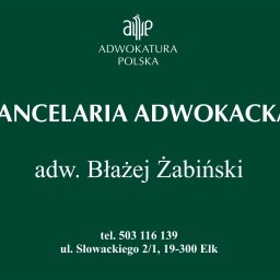 Kancelaria Adwokacka Adwokat Błażej Żabiński - Adwokat Ełk
