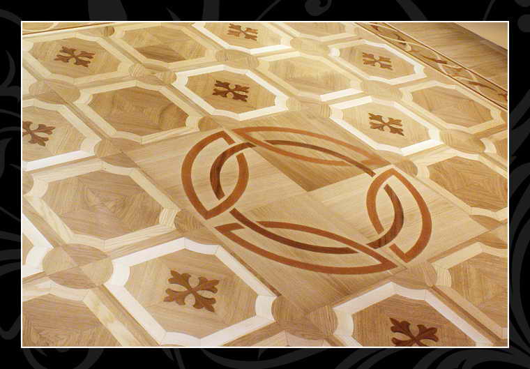 Podłogi pałacowe intersja