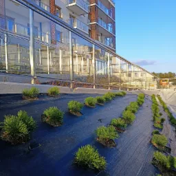 Balustrada na podjazd osiedle Miła