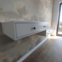 Meble Bruno spółka z o.o. - Toaletka z lakierowanego MDF na kolor RAL 9010