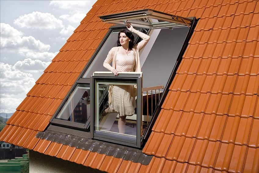 Okno balkonowe FAKRO