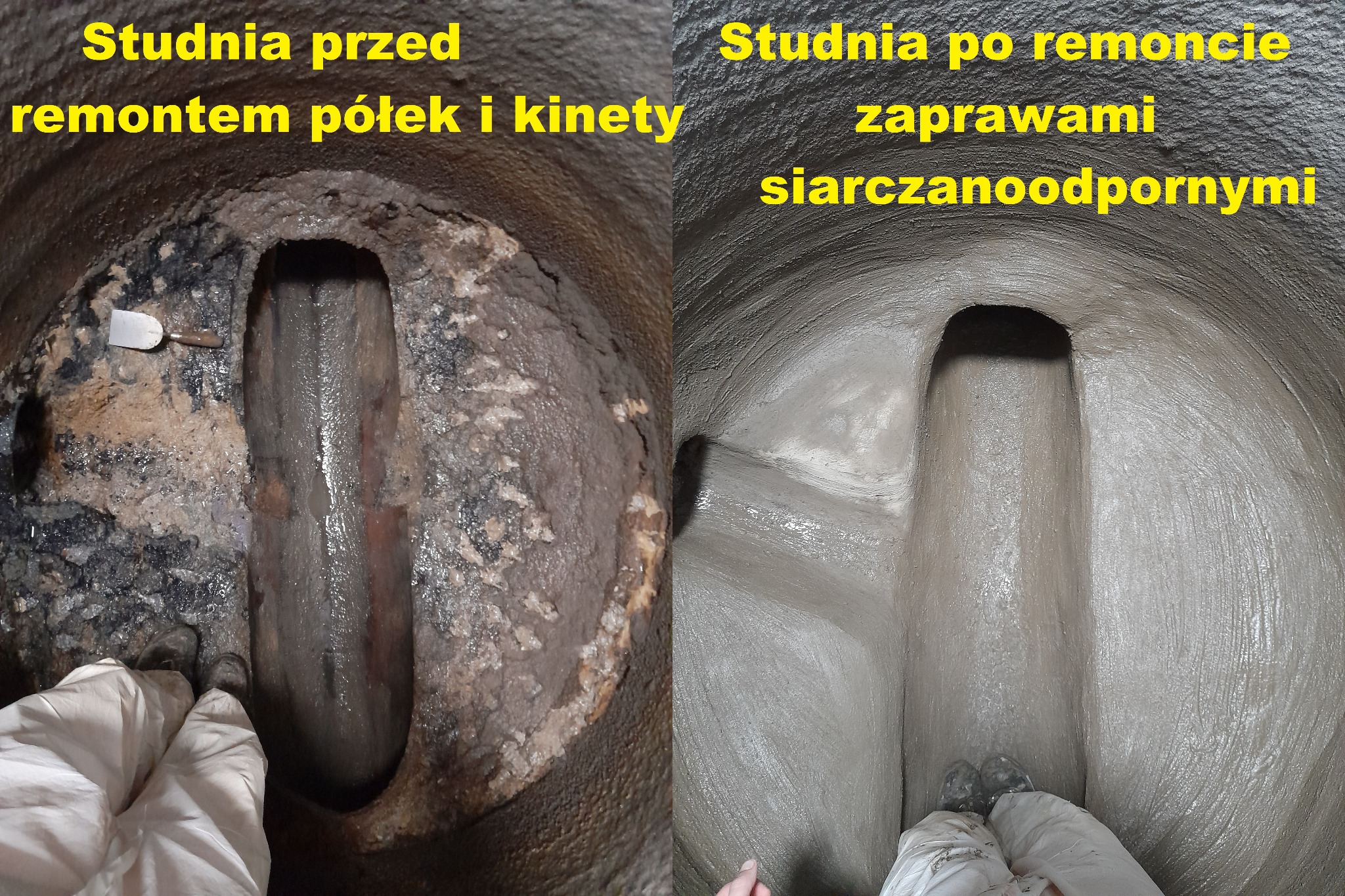 Remont studni kanalizacyjnej